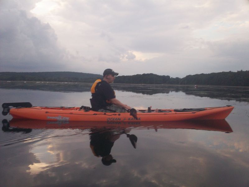 Kayaking on Stump Pond Westboro MA photo