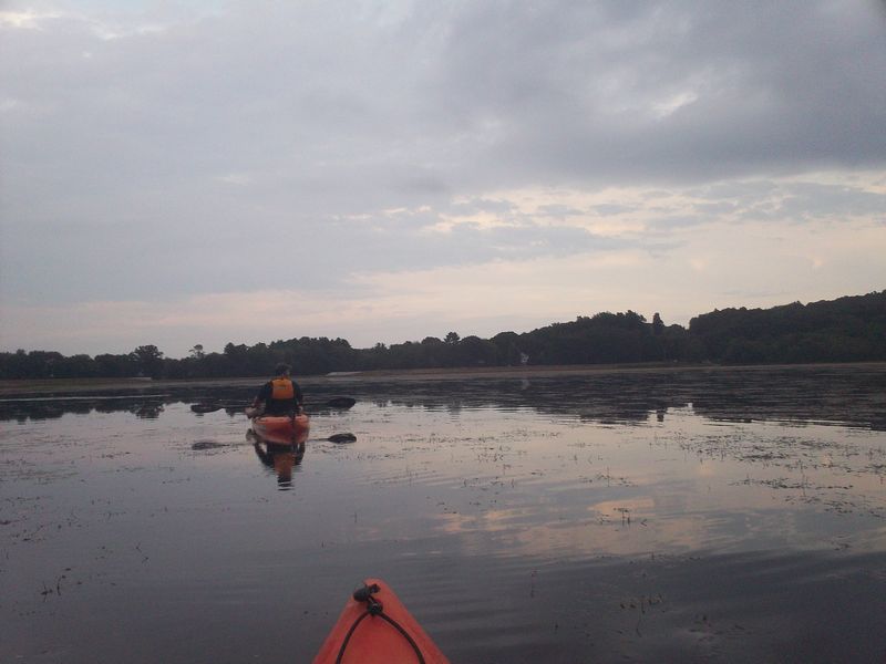 Kayaking on Stump Pond Westboro MA photo