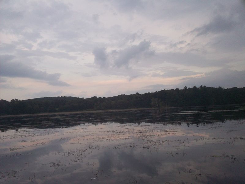 Kayaking on Stump Pond Westboro MA photo