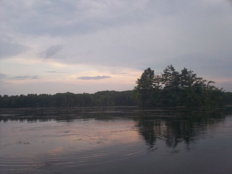 Kayaking on Stump Pond Westboro MA photo