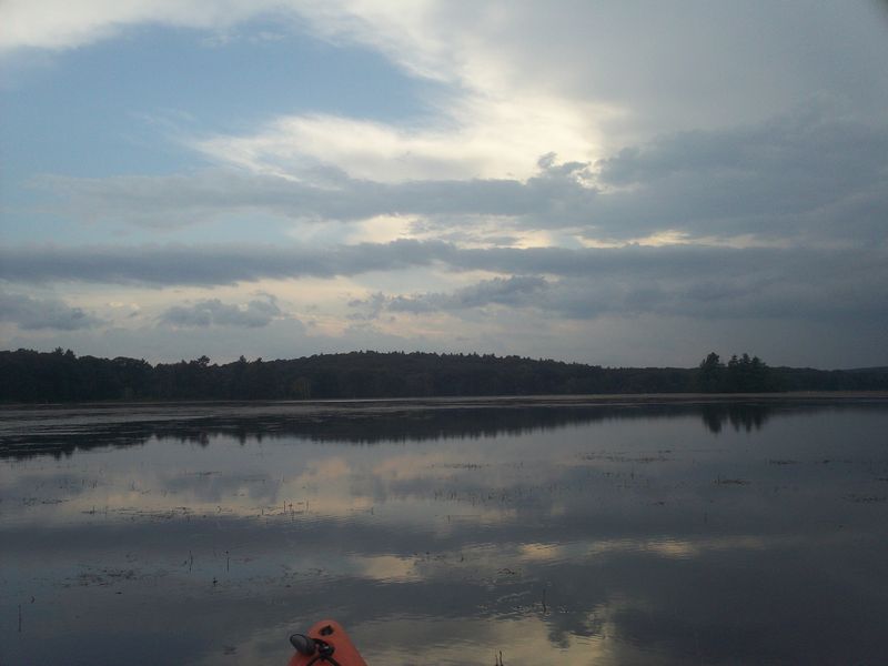 Kayaking on Stump Pond Westboro MA photo