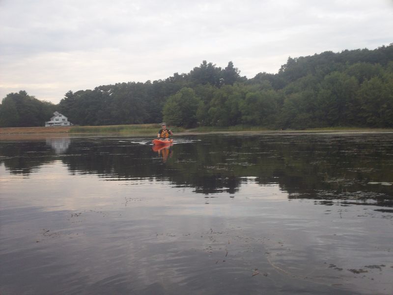 Kayaking on Stump Pond Westboro MA photo